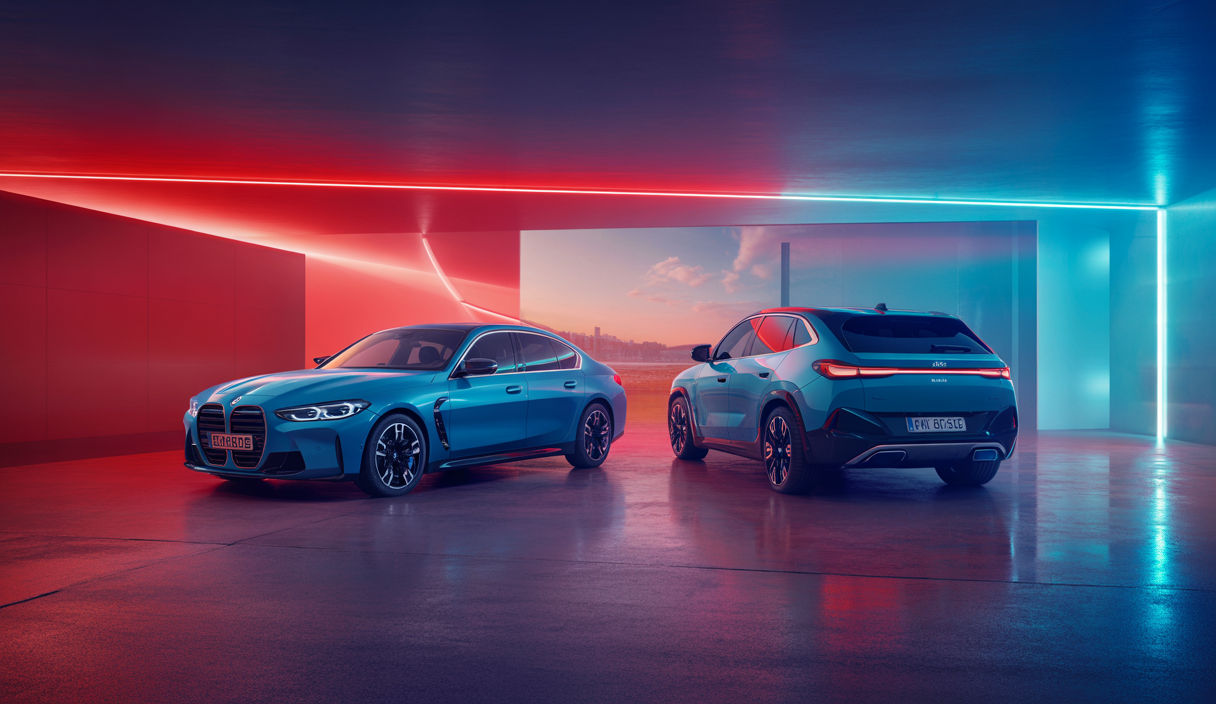 Une vision futuriste des modèles BMW attendus en 2025 avec la M3 CS Touring et la iX3 sur la plateforme Neue Klasse