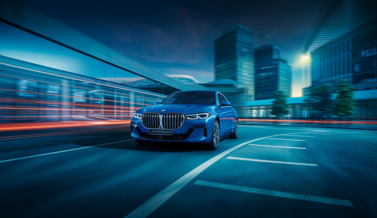 Vue avant du BMW 3 Series Touring 2025 alliant design moderne et innovations technologiques