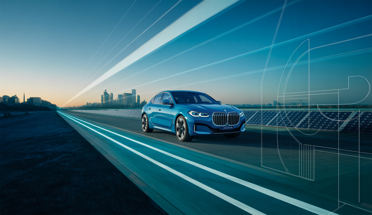 Illustration de la stratégie électrification future de BMW avec la Neue Klasse