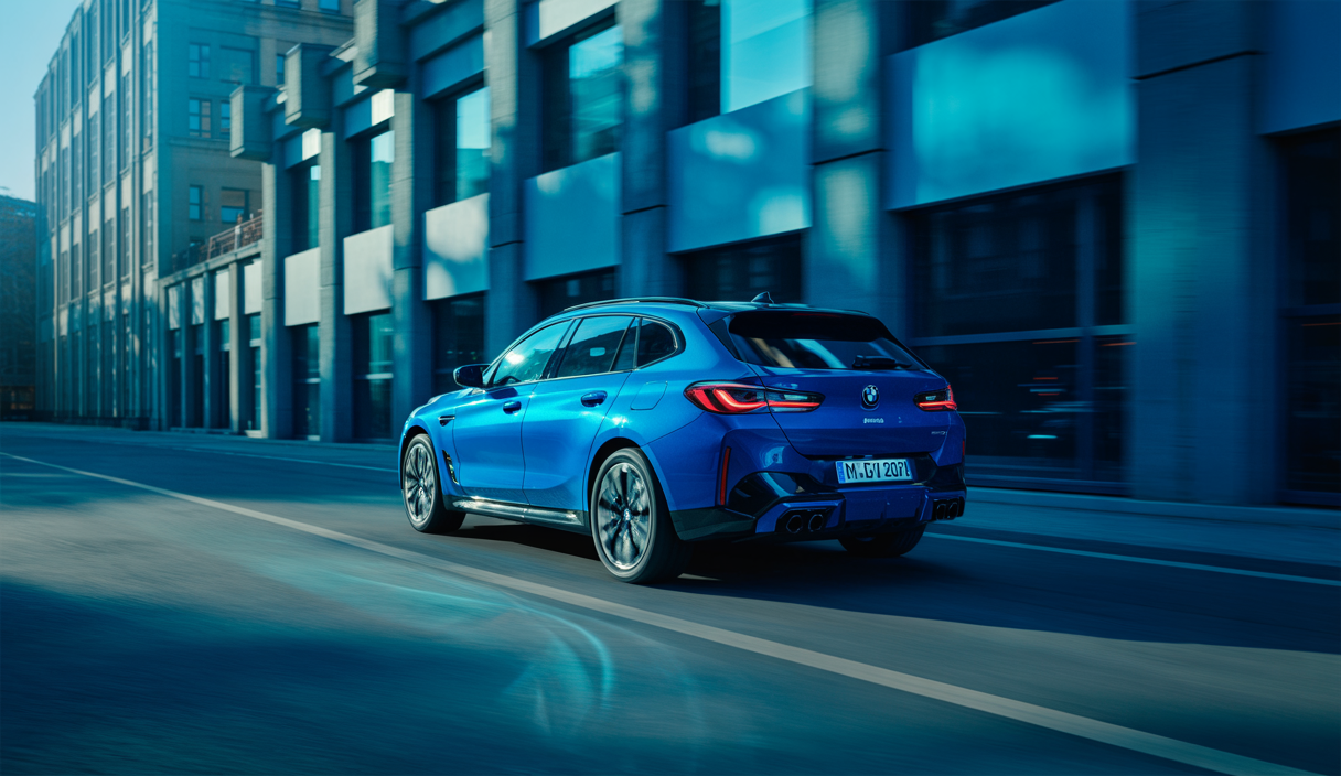 Image de la BMW M5 2025, berline sportive hybride rechargeable