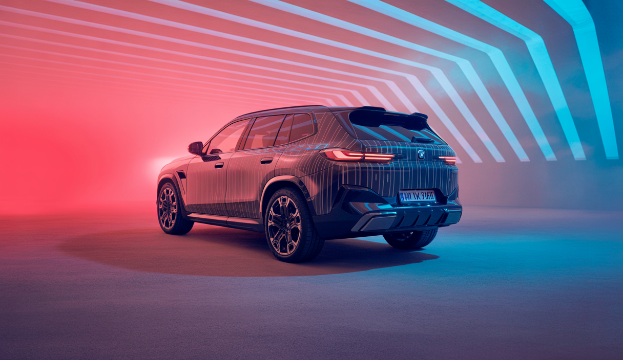 Illustration d'un BMW XM 2025 transformé par Mansory, SUV ultra-luxueux avec des modifications spectaculaires