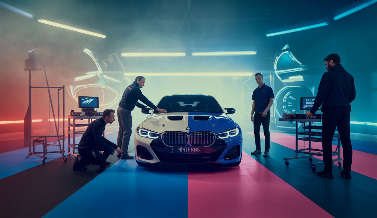 BMW Motorsport M Hybrid V8 se préparant pour les 24 Heures du Mans