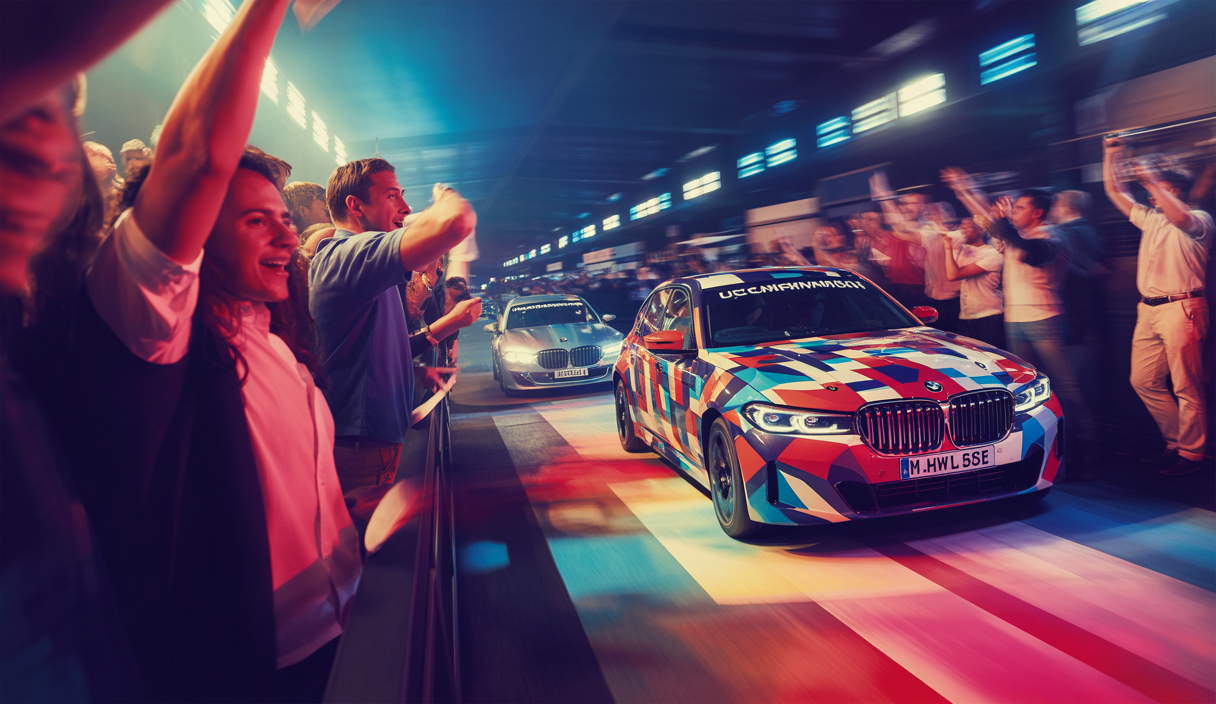 Célébration dynamique du lifestyle automobile avec BMW Motorsport